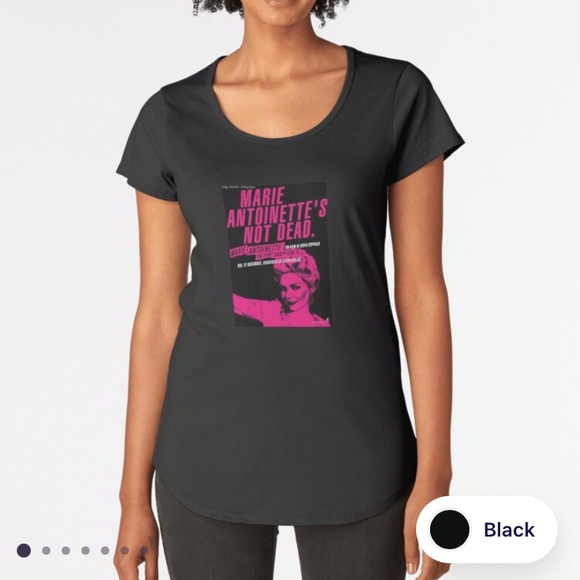 Marie Antoinette premium scoop fitted T-shirt - Picture 1 of 4